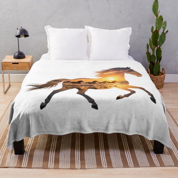 Item preview, Galloping Horse on the Beach – Sunset designed and sold by OTSC.