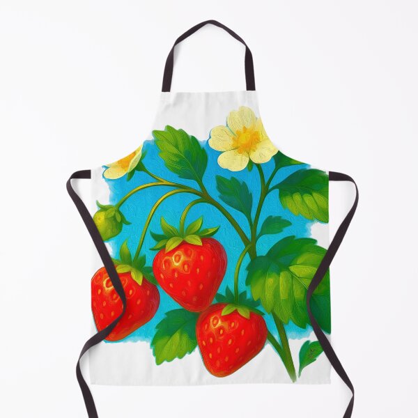 Item preview, Strawberry Plant with Flowers designed and sold by Anas Arts.