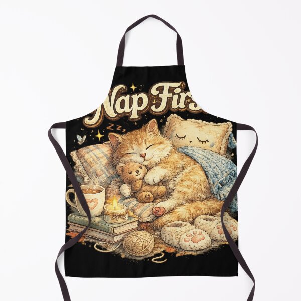 Item preview, Nap First | Cozy Typography Design designed and sold by VasiArtLab.