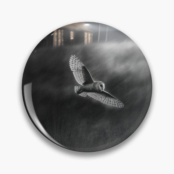 Item preview, A Barn Owl sweeping across open farmland, Birds in Motion designed and sold by CDC40.