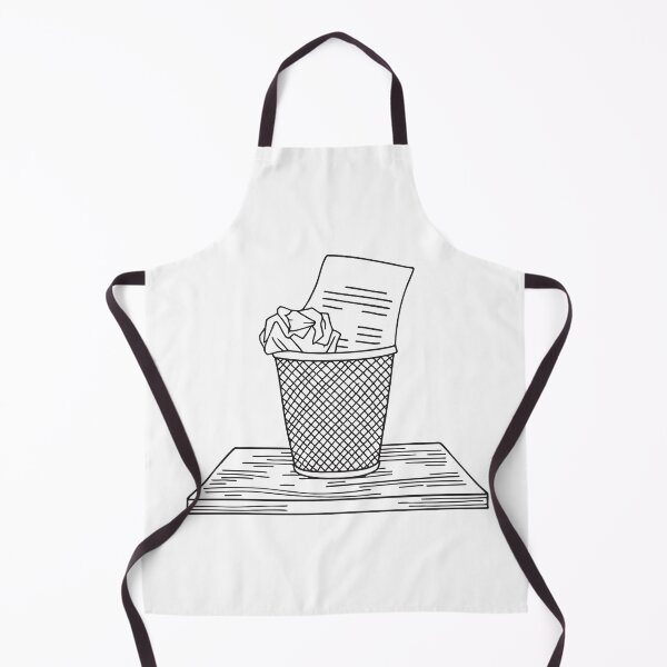Item preview, A crumpled resume lying in a bin beneath the table designed and sold by rasagamastore.