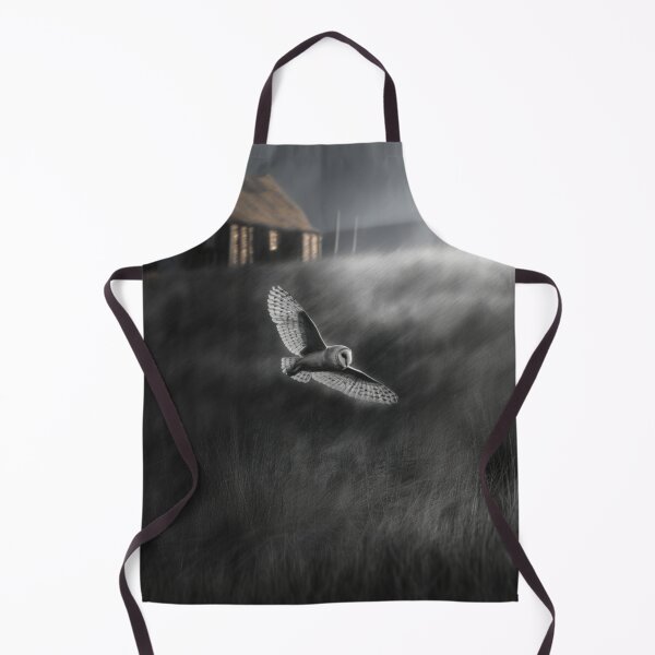 Item preview, A Barn Owl sweeping across open farmland, Birds in Motion designed and sold by CDC40.