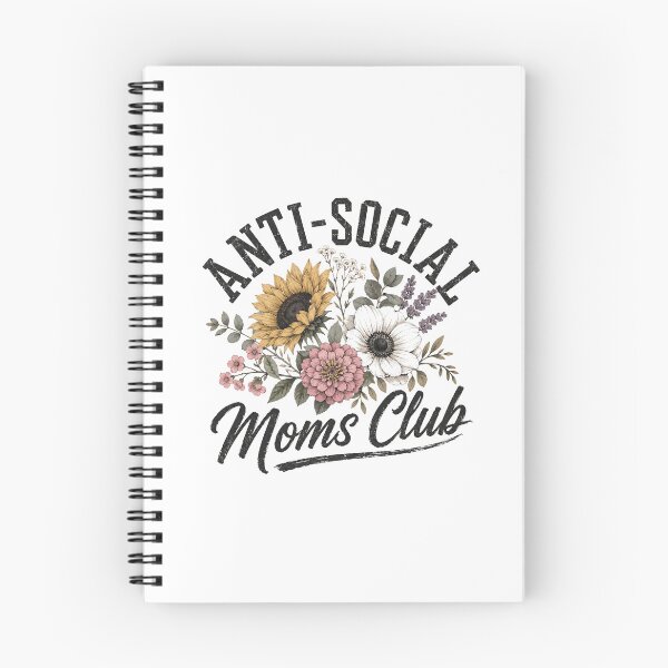 Item preview, Anti-Social Moms Club | Introverted Mom | Motherhood Life designed and sold by HumansStuck12.