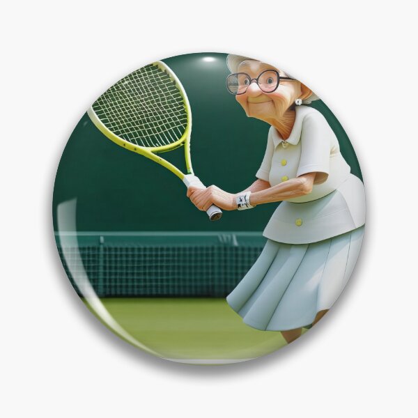 Item preview, Old Fart playing Tennis at Wimbledon designed and sold by Colin Bentham.