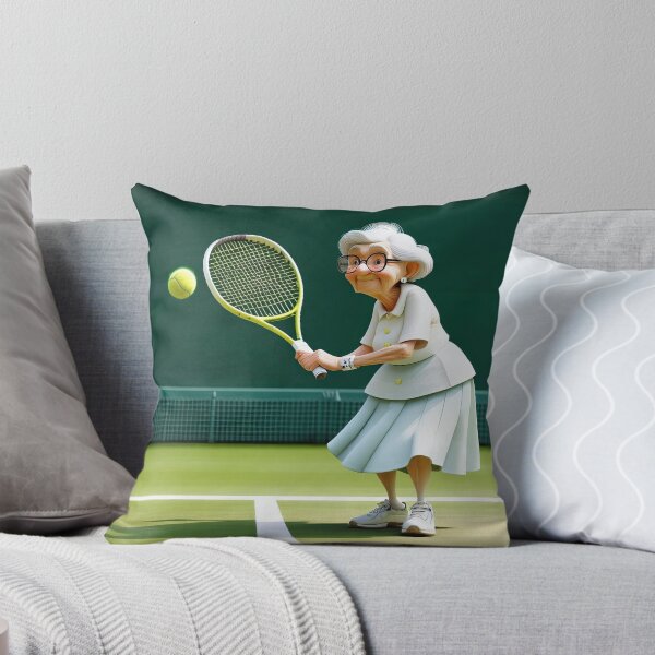 Item preview, Old Fart playing Tennis at Wimbledon designed and sold by Colin Bentham.