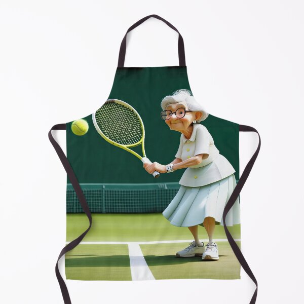 Item preview, Old Fart playing Tennis at Wimbledon designed and sold by Colin Bentham.