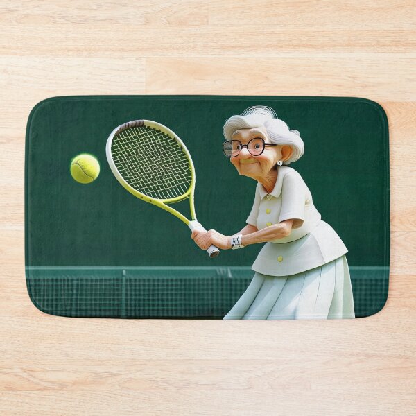 Item preview, Old Fart playing Tennis at Wimbledon designed and sold by Colin Bentham.