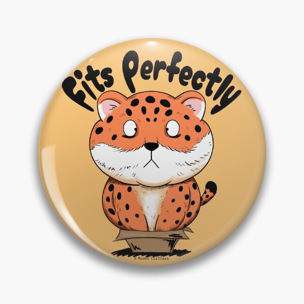 Item preview, Cute Fat Leopard in Tiny Box Cartoon designed and sold by Moody Critters.