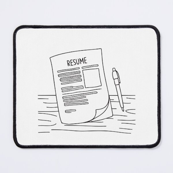 Item preview, A resume next to a pen sitting on a wood surface designed and sold by rasagamastore.