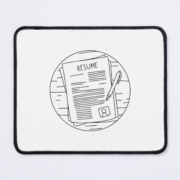 Item preview, A document titled resume placed beside a pen on the desk designed and sold by rasagamastore.