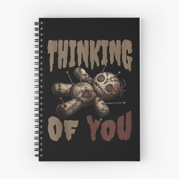 Item preview, Thinking Of You Creepy Cute Voodoo Doll Gothic Dark Humorous Greeting designed and sold by ObukiLantara.