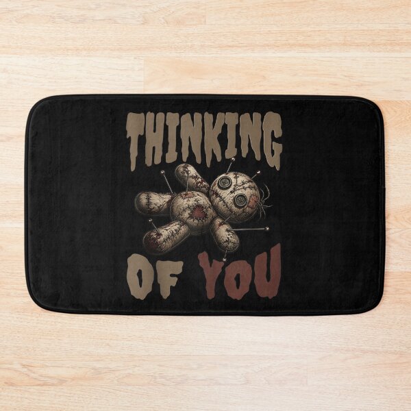Item preview, Thinking Of You Creepy Cute Voodoo Doll Gothic Dark Humorous Greeting designed and sold by ObukiLantara.