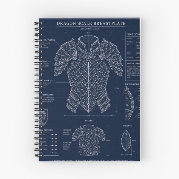 Item preview, Dragon Scale Armor Blueprint designed and sold by SunnyDesign82.