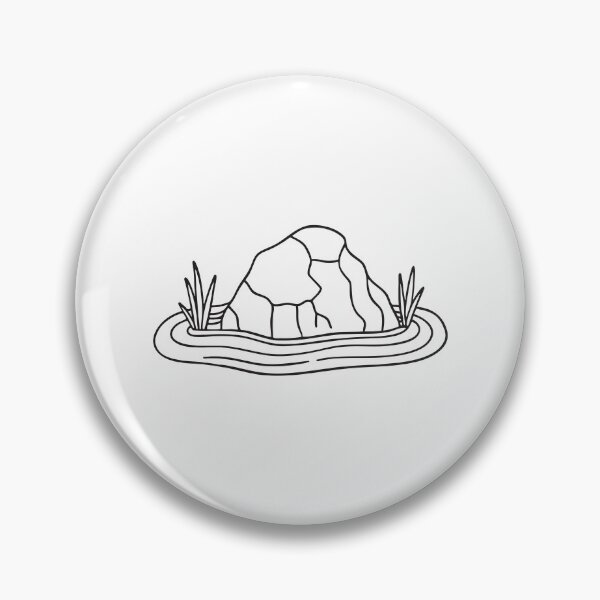 Item preview, A single rock settled on the floor of the pool designed and sold by rasagamastore.
