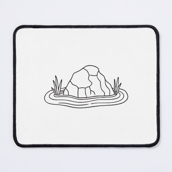 Item preview, A single rock settled on the floor of the pool designed and sold by rasagamastore.