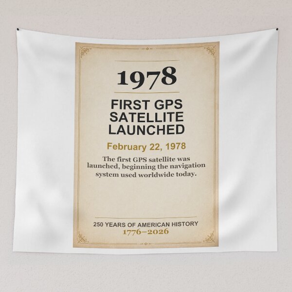 Item preview, America 250 | First GPS Satellite Launched | 1978 designed and sold by ariksworld.