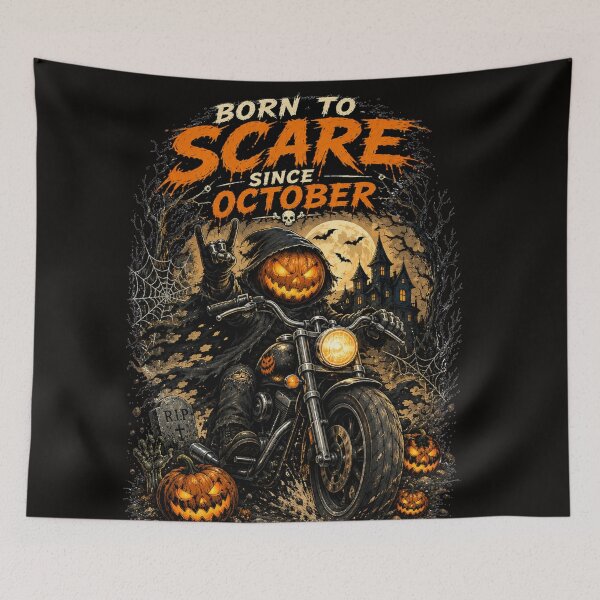 Item preview, BORN TO SCARE SINCE OCTOBER designed and sold by Brejko.
