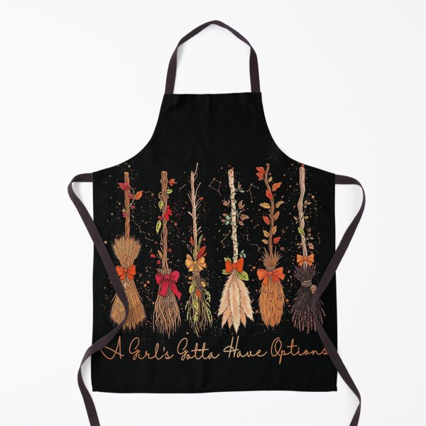 Item preview, A Girls Gotta Have Options Cute Halloween Witch Broomstick Graphic Design designed and sold by PhocoNibict.