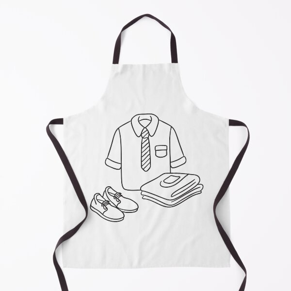 Item preview, A folded school uniform placed beside neatly set shoes designed and sold by rasagamastore.