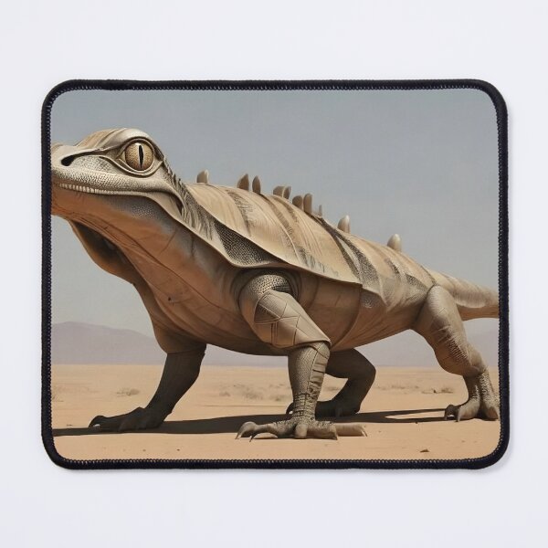 Item preview, Futuristic Desert Lizard | Sci-Fi Reptile Creature Digital Art designed and sold by Bhaskar Digital Art.