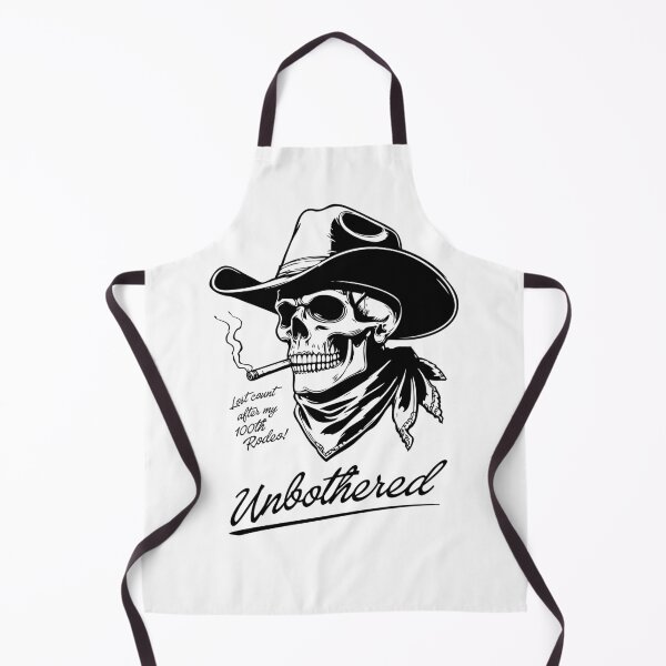 Item preview, Unbothered Skull Cowboy designed and sold by threadsjam.