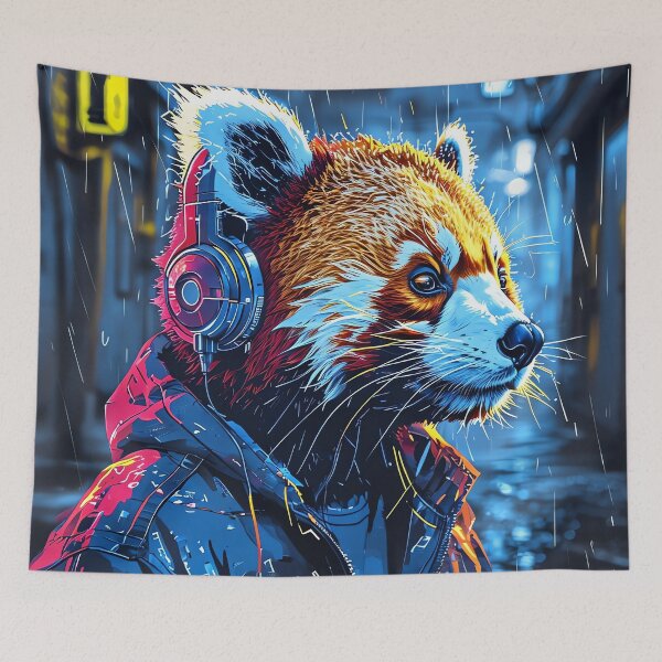 Item preview, Cyber Panda Beats designed and sold by ONYX Pixee.