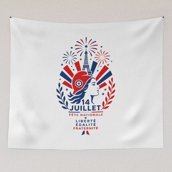 Item preview, 14 Juillet Fête Nationale French Bastille Day designed and sold by AntiqueImages.