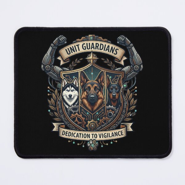 Item preview, UNIT GUARDIANS K-9 Detachment | Cybernetic Dog Shield Crest designed and sold by vividthreads99.