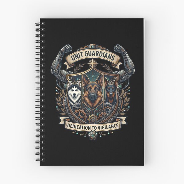 Item preview, UNIT GUARDIANS K-9 Detachment | Cybernetic Dog Shield Crest designed and sold by vividthreads99.