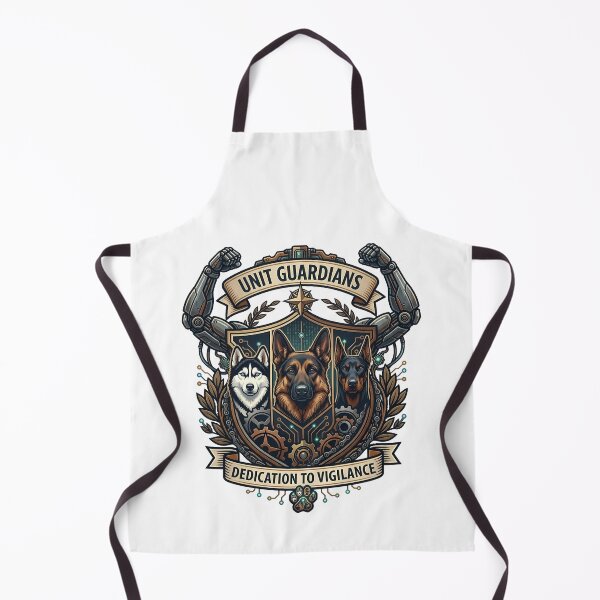 Item preview, UNIT GUARDIANS K-9 Detachment | Cybernetic Dog Shield Crest designed and sold by vividthreads99.