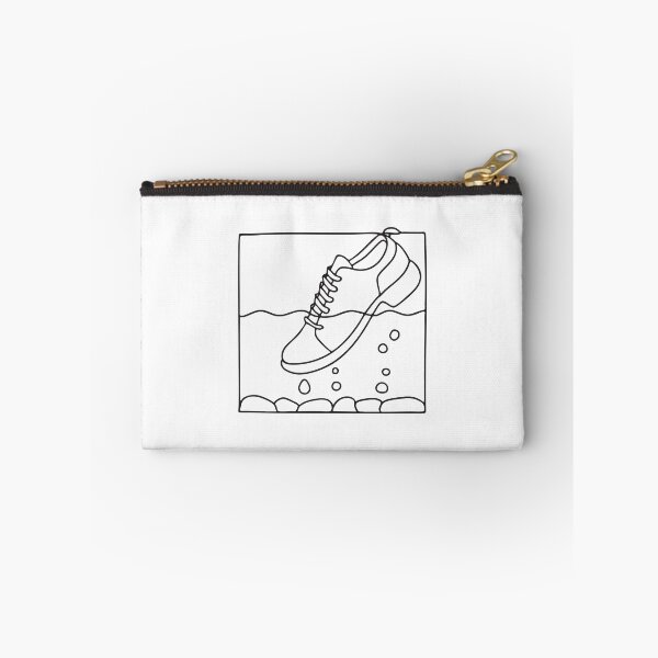 Item preview, A shoe slowly descending underwater near a floor tile designed and sold by rasagamastore.