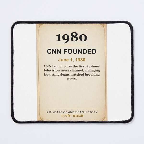 Item preview, America 250 | CNN Founded | 1980 designed and sold by ariksworld.