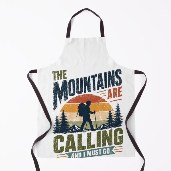 Item preview, The Mountains Are Calling And I Must Go Hiking Outdoors Adventure designed and sold by HumansStuck12.