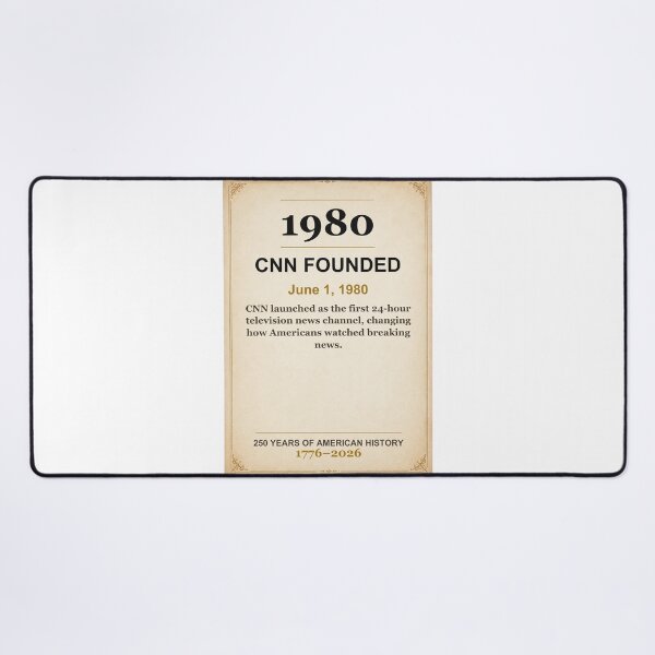 Item preview, America 250 | CNN Founded | 1980 designed and sold by ariksworld.