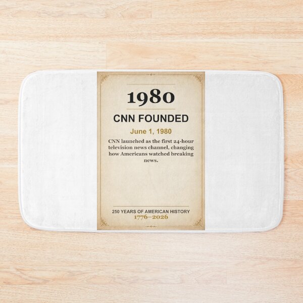Item preview, America 250 | CNN Founded | 1980 designed and sold by ariksworld.