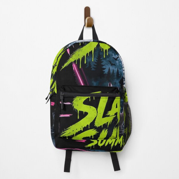 Item preview, Retro Slasher Summer of 86 Vintage Neon Horror Movie Cabin designed and sold by PhocoNibict.