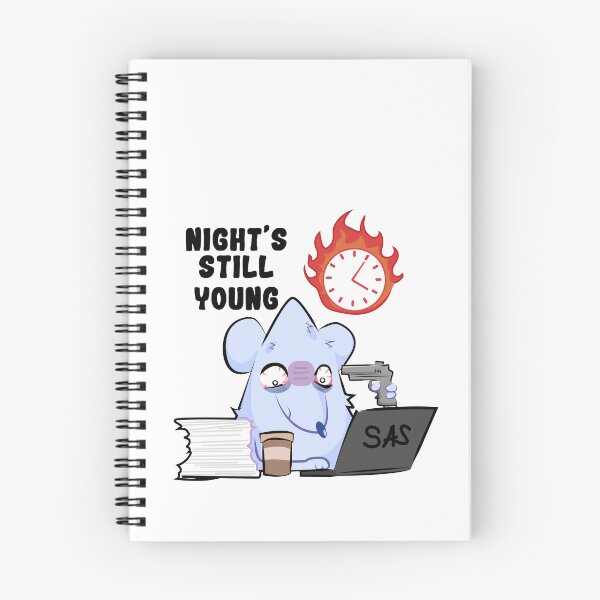 Item preview, Night's Still Young | Funny Coding Mouse designed and sold by Mammoths.