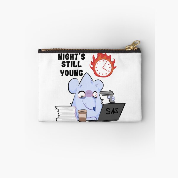 Item preview, Night's Still Young | Funny Coding Mouse designed and sold by Mammoths.