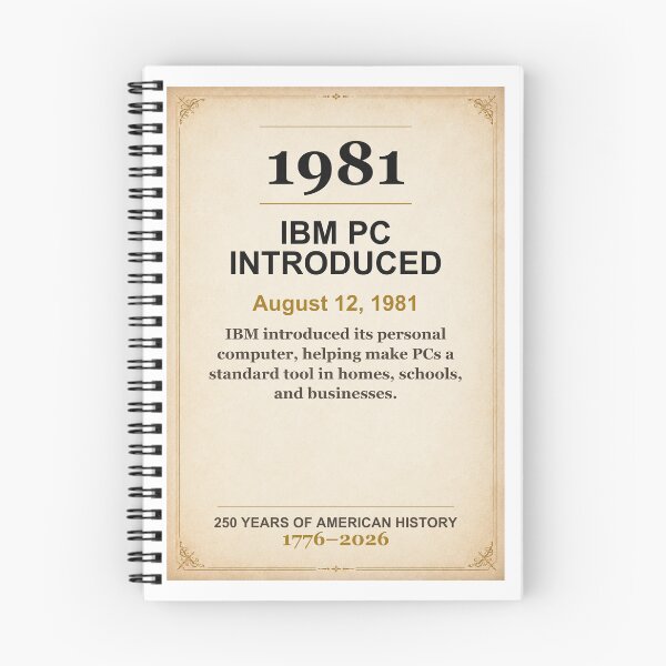 Item preview, America 250 | IBM PC Introduced | 1981 designed and sold by ariksworld.
