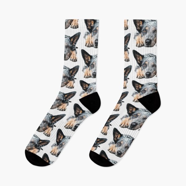 Item preview, Cute Australian Cattle Dog Peeking | Blue Heeler Dog Face | ACD Lover Sticker designed and sold by Yogabyadeola.
