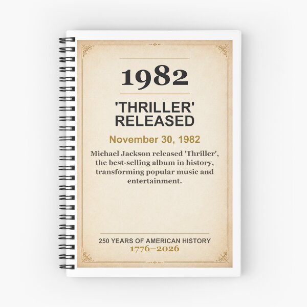 Item preview, America 250 | 'Thriller' Released | 1982 designed and sold by ariksworld.