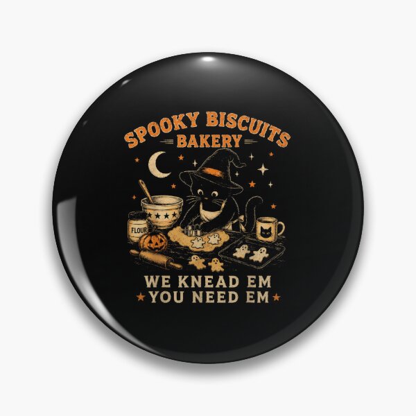 Item preview, Spooky Biscuits Bakery Cute Black Cat Baking Halloween Ghost Cookies T-Shirt designed and sold by PhocoNibict.