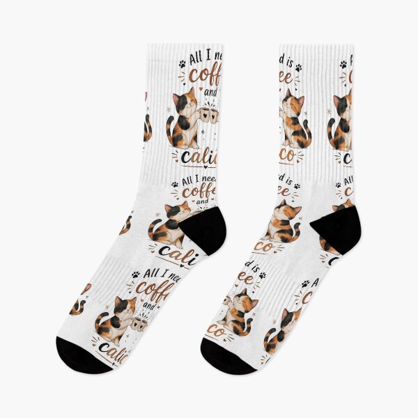 Item preview, All I Need Is Coffee and Calico Cute Cat Coffee Lover Gift designed and sold by Bettybee00.