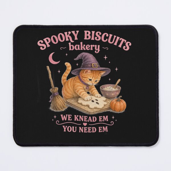 Item preview, Spooky Biscuits Bakery Black Cat Halloween Pumpkin Funny designed and sold by kotastiart.