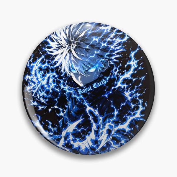 Item preview,  Energy Warrior Blue Lightning Aura Art designed and sold by RoyalEarthstore.