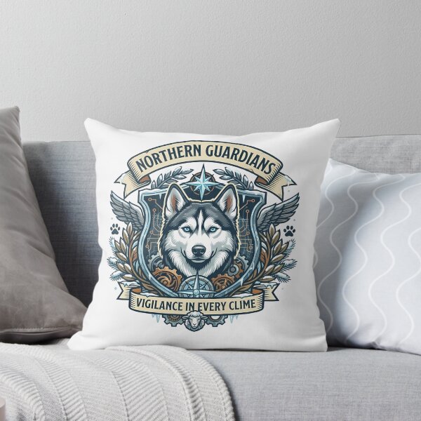 Item preview, Northern Guardians Husky Crest – Vigilance In Every Clime Tactical Badge designed and sold by vividthreads99.