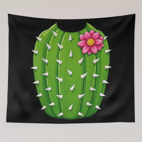 Item preview, Funny Cute Cactus Costume Halloween Green Plant Pink Flower Graphic T-Shirt designed and sold by RuperDelois.