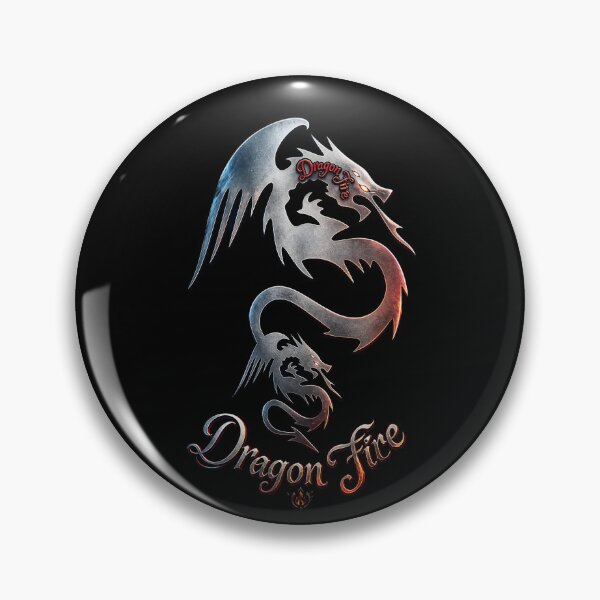 Item preview, Dragon Fire Metallic Design | Fiery Dragon Art | Fantasy Tribal Dragon | Cool Dragon Aesthetic Sticker designed and sold by Bhaskar Digital Art.