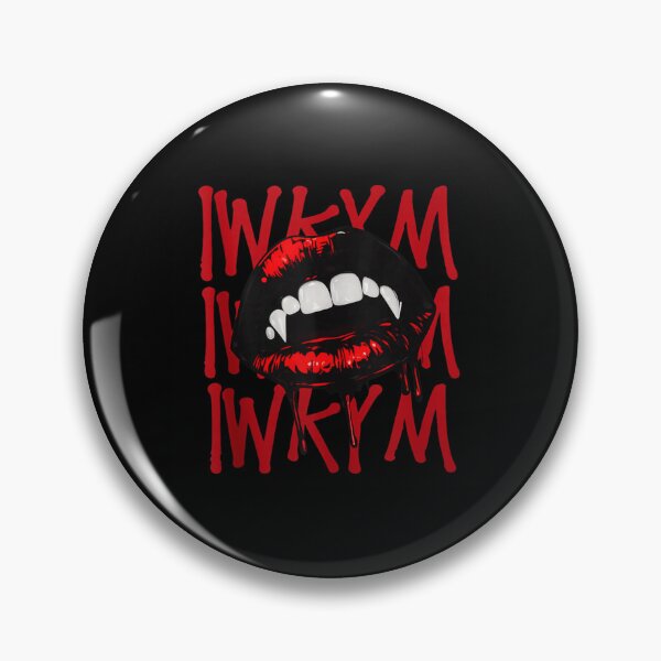 Item preview, Gothic Vampire Fangs Red Lips I WKYM Dripping Blood Horror Art designed and sold by RuperDelois.
