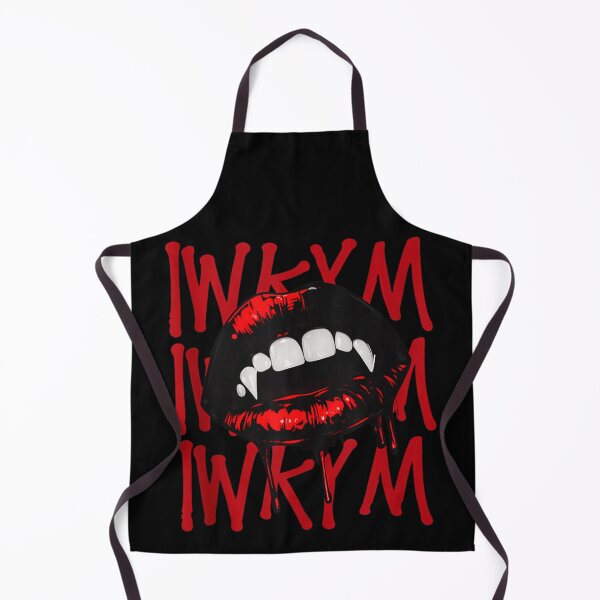 Item preview, Gothic Vampire Fangs Red Lips I WKYM Dripping Blood Horror Art designed and sold by RuperDelois.